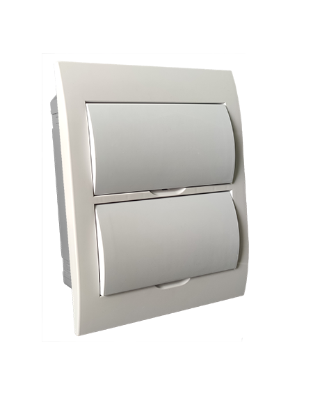 [CUA-RHD524PO] CUADRO EMPOTRAR RHENES RHD5 24MOD ABS IP40 PTA. OPACA