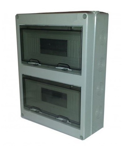 [CUA-RHHT24] CUADRO SUPERFICIE RHENES RHHT 24MOD ABS IP65 PTA. SEMITRANS.