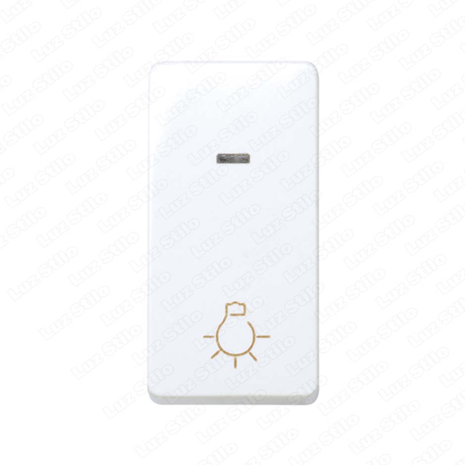 PULSADOR CON GRABADO LUZ Y LUMINOSO 1MOD