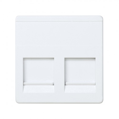 TAPA INFORMÁTICA 2 CONECTORES UNIVERSAL