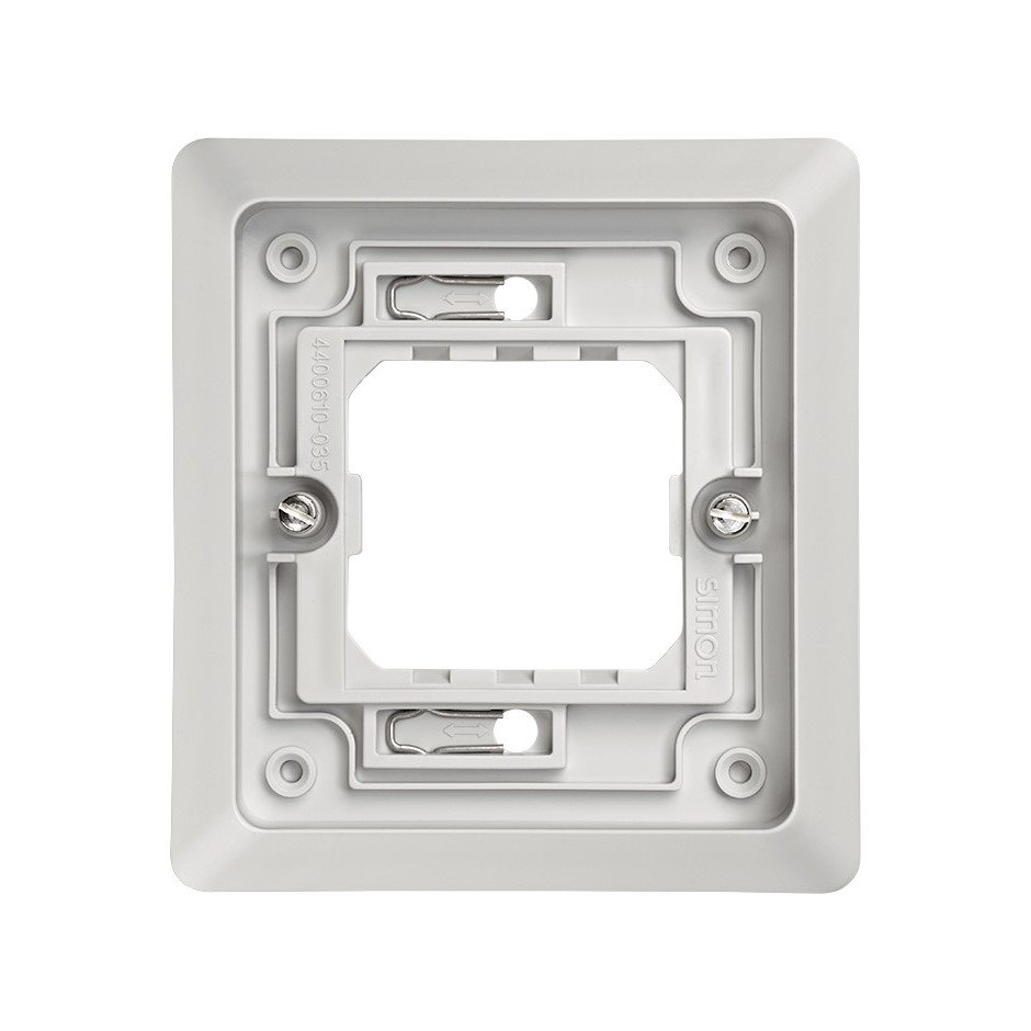 MARCO 1 ELEMENTO PARA EMPOTRAR IP55 SIMON AQUA BLANCO