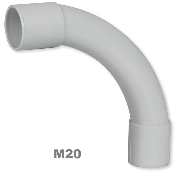 CURVA CODO PLASTICO M20 LIBRE HALOGENOS