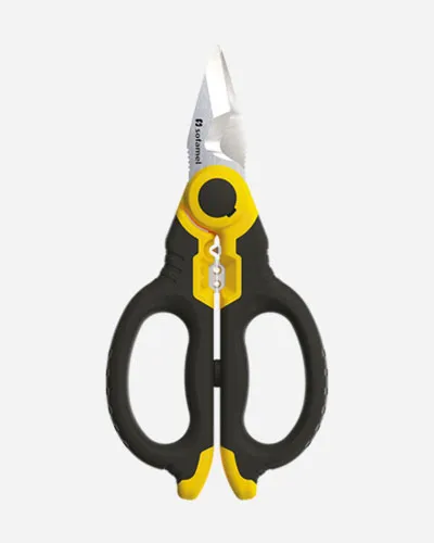 [HER-TS-50] TIJERA ELECTRICISTA RECTA PREMIUM CRIMPA TERMINALES C/SOPORTE SOFAMEL