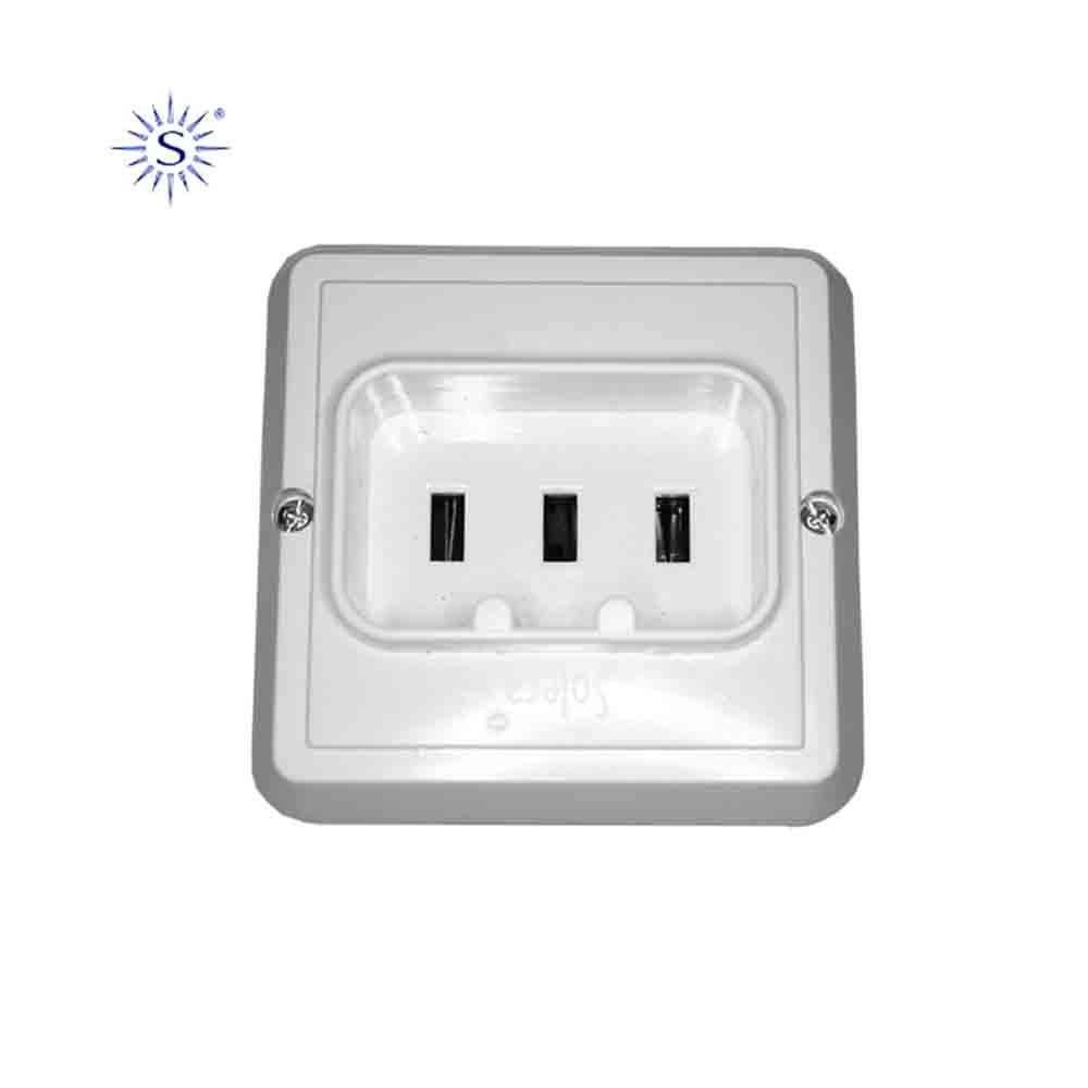 BASE EMPOTRAR BIPOLAR COCINA/HORNO 2P+T 250V 25A