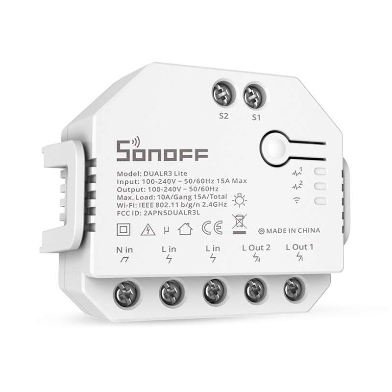 [SONOFF-DUALR3] SONOFF SMART WIFI PARA CONTROL PERSIANAS O 2 CANALES