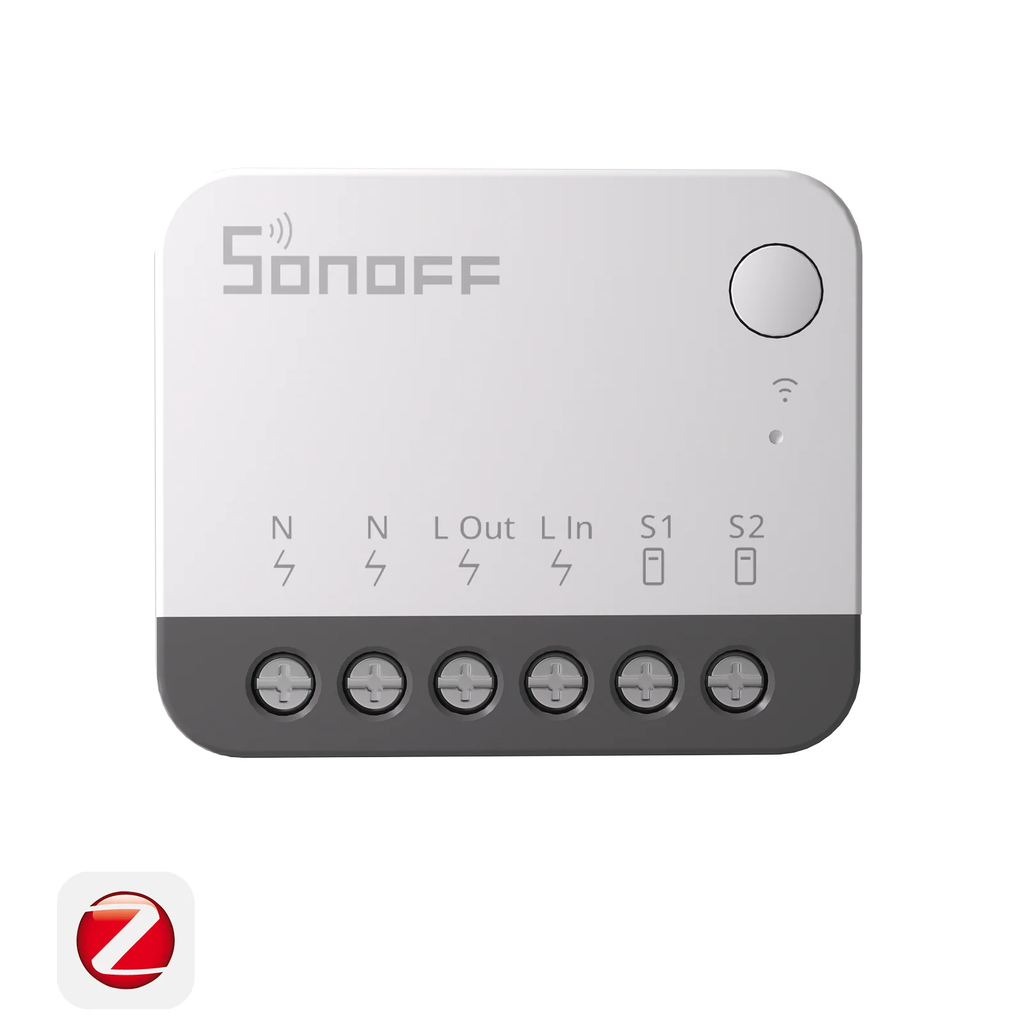 [SONOFF-ZBMINIR2] SONOFF ZBMINI-R2 ZIGBEE 3.0 1CH CON NEUTRO SMART SWITCH (PULS S1-S2) 230VAC 6A