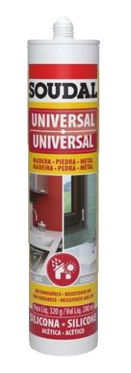 [QUI-96412] SILICONA UNIVERSAL TRANSLUCIDA 280ml