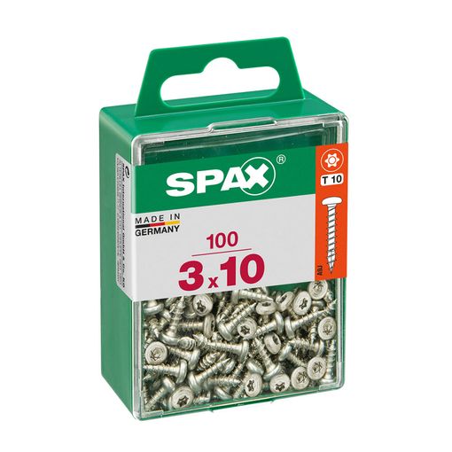 [TOR-18303] CAJA 100uds TORNILLO MADERA CAB. TORX 3.0*10mm SPAX