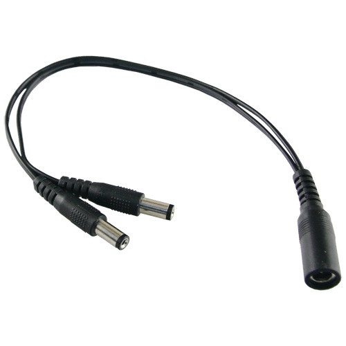 CABLE DISTRIBUCION ALIMENTACION DC JACK 1 ENTRADA HEMBRA A 2 MACHOS (PULPO)