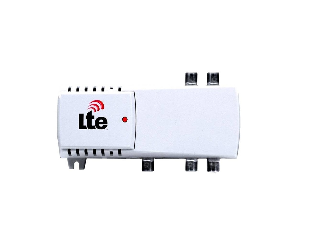 [TV-AMP-INT-20DB-4S] AMPLIFICADOR INTERIOR TV 20dB LTE 4 SALIDAS CONECTOR ROSCA