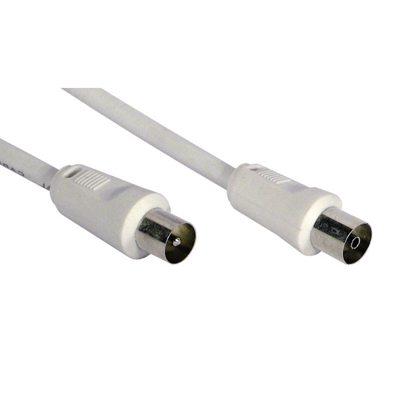 CABLE COAXIAL RG6 PARA ANTENA DE TV 75OHMS 10M M-H