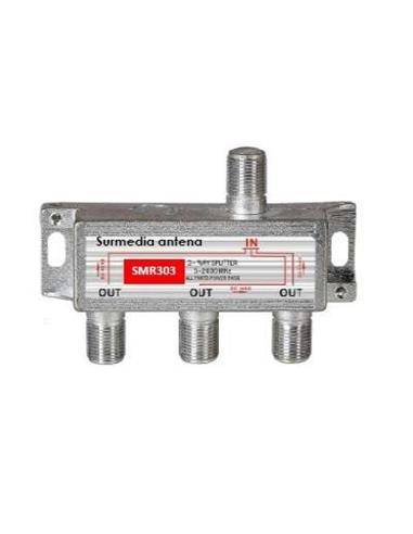 [TV-REP-3S] AS 3 REPARTIDOR C-A TV 5-2400MHz 3 SALIDAS CON F