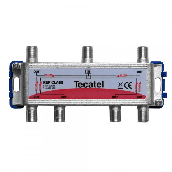 [TV-REP-6S] REPARTIDOR CLASS-A TV 5-2400MHz 6 SALIDAS
