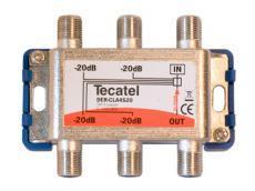 [TV-DER-4S-12DB] DERIVADOR SERIE CLASS A 4 SALIDAS 15dB