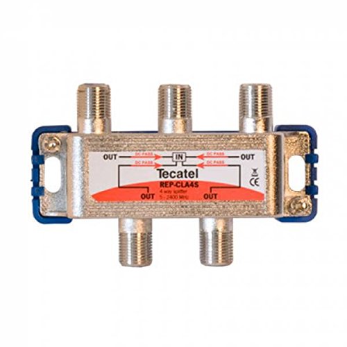 [TV-REP-4S] AS 4 REPARTIDOR C-A TV 5-2400MHz 4 SALIDAS CON F