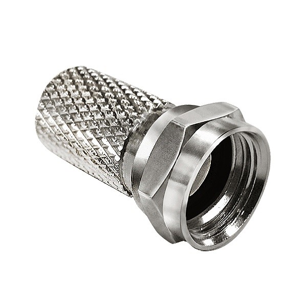 [TV-CON-F] CONECTOR F MACHO ROSCADO 6.6mm CON GOMA