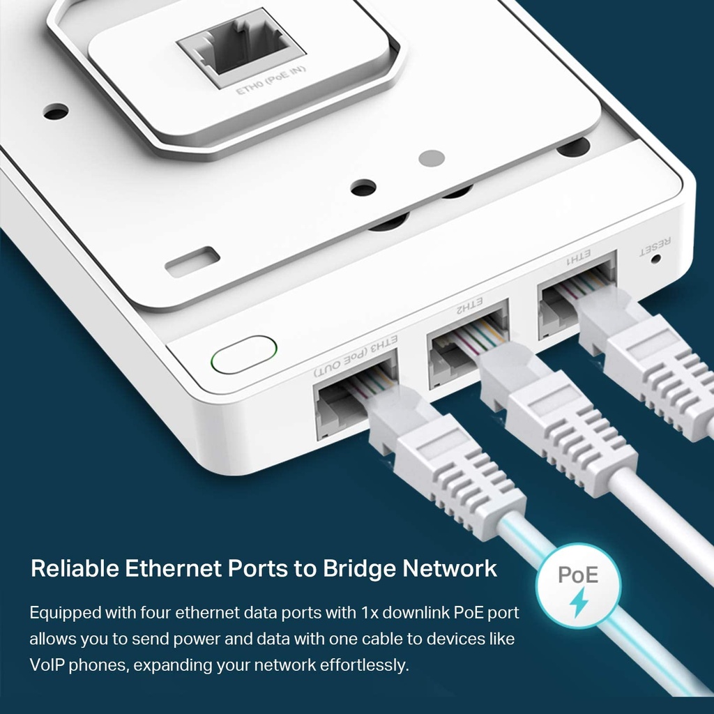 [INF-PA-EAP230-WALL] EAP230-WALL PUNTO DE ACCESO MONTAJE PARED OMADA AC1200 MU-MIMO