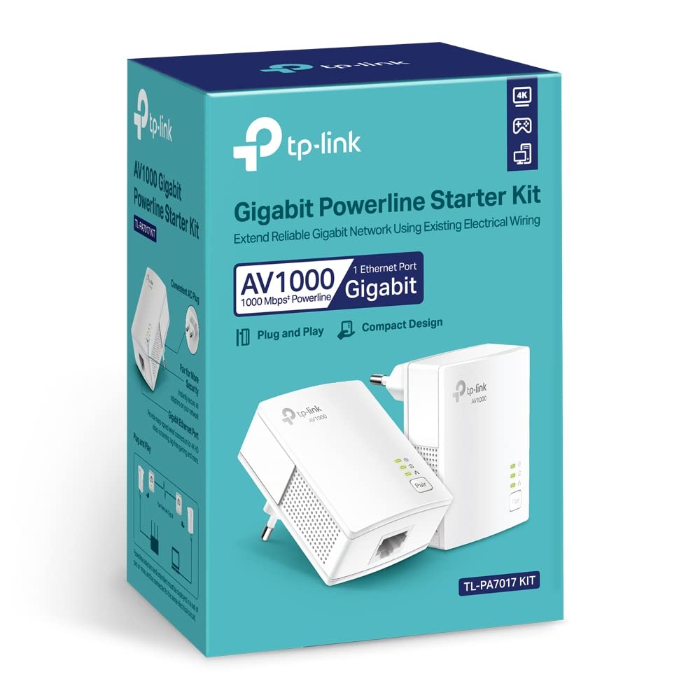 [INF-PLC-TL-PA7017-KI] AV1000 EXTENDER WIFI POWERLINE TP-LINK WIFI 2pcs