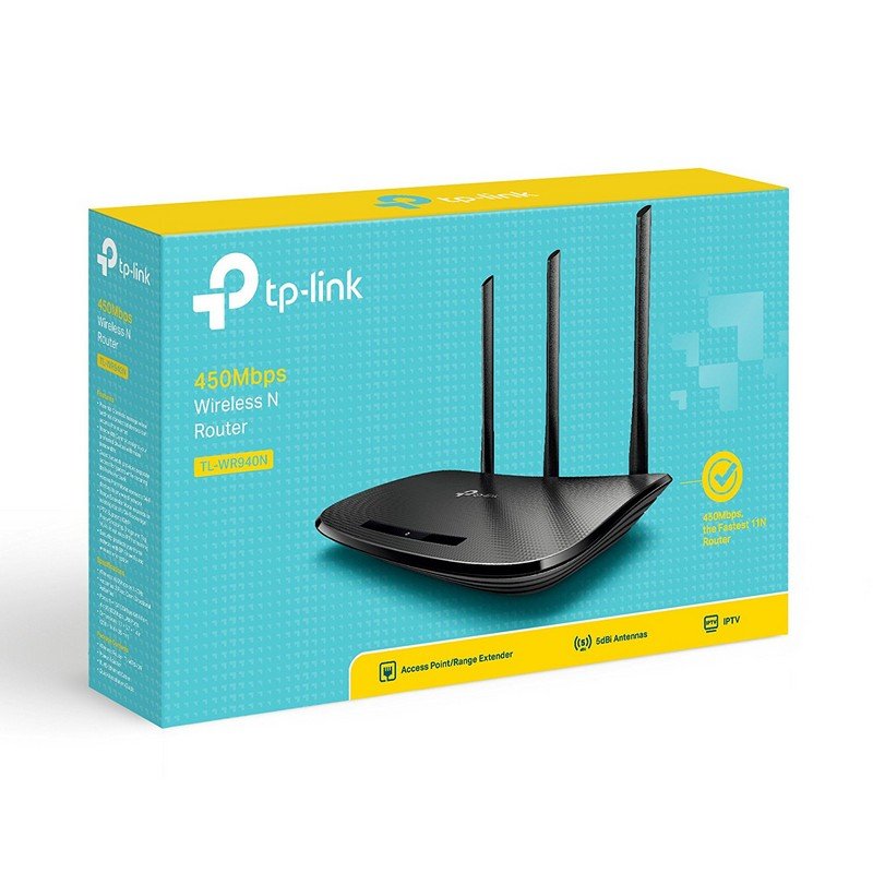 [INF-TL-WR940N] TP-LINK ROUTER INALAMBRICO N A 450 MBPS TL-WR940N