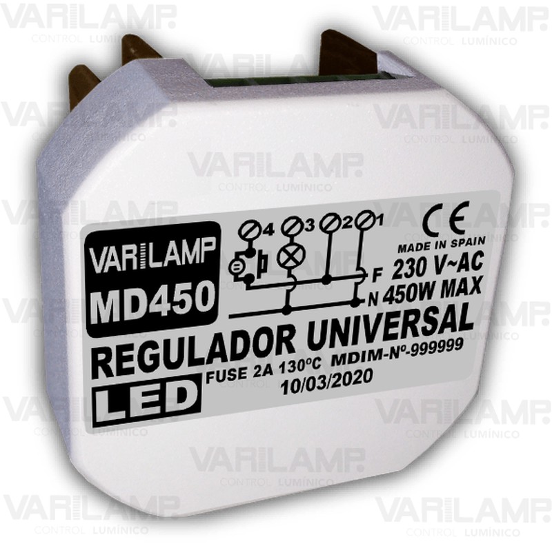 [DIM-VAR-MD450W] PASTILLA DIMMER REGULADOR UNIVERSAL LED VARILAMP 450W MAX
