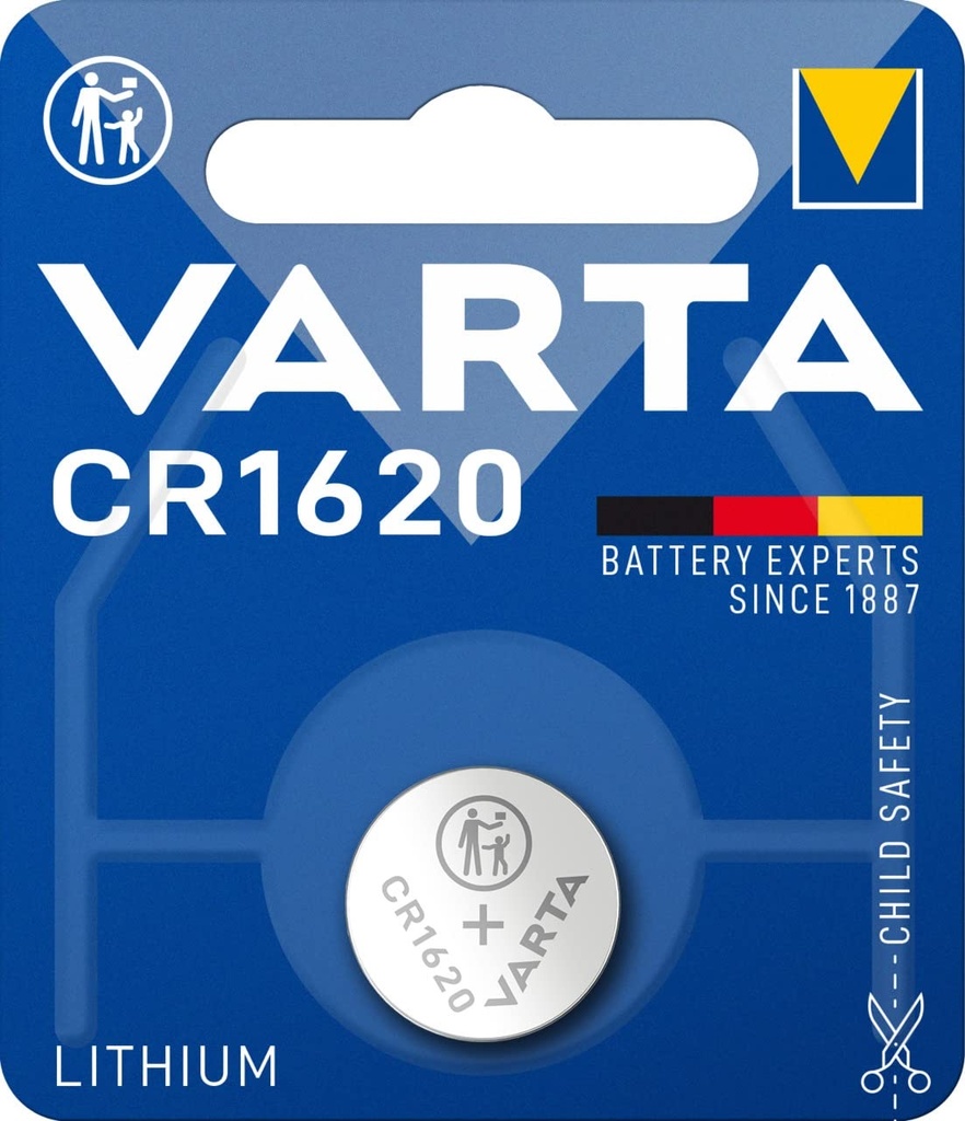 [BAT-CR1620] BATERIA LITIO CR1620 3V