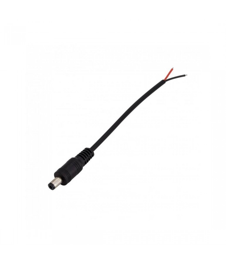 [CON-DC-JACK-M-CBL] CONECTOR DC JACK 5MM MACHO CON CABLE
