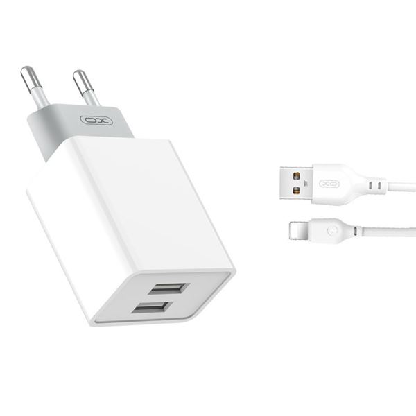 [MOV-CAR-IPHONE] CARGADOR Y CABLE LIGHTNING 2.4A L69 XO
