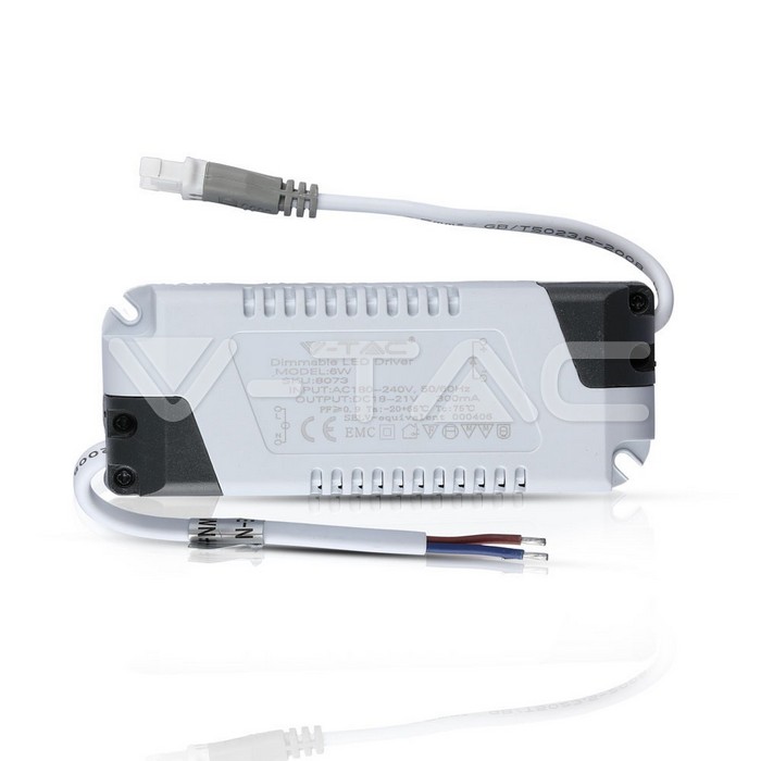 [DRI-24-48V-350MA] DRIVER CORRIENTE CONSTANTE DIMMABLE 12W 24-48VDC 350MA V-TAC