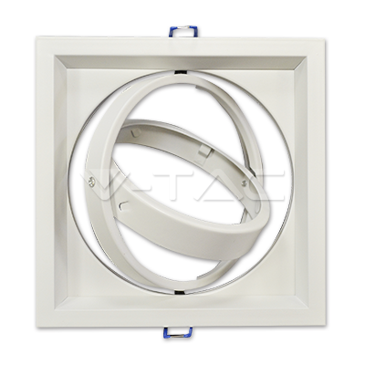 ARO AR111 CUADRADO BLANCO ORIENTABLE BASCULANTE 174x174mm