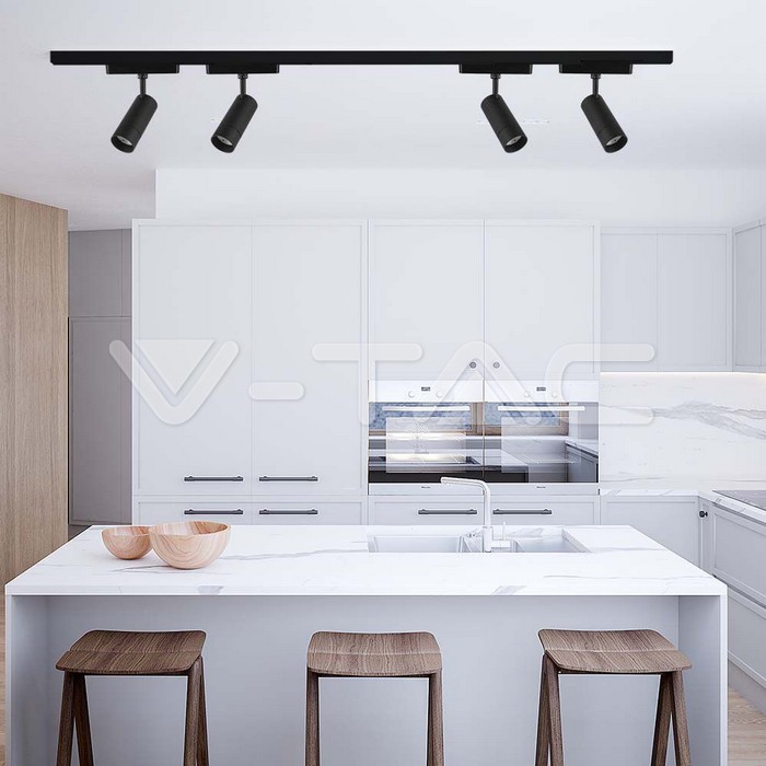 [FC-MAG-VT-6888] FOCO LED NEGRO MAGNETICO SMART WIFI TUYA 8W CCT 48V 700lm 27º CRI>90 IP20