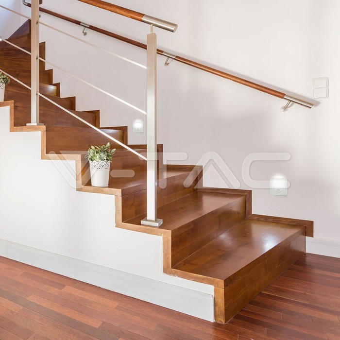 BALIZA LED 3W 120LM 4K LUZ NEUTRA 15º IP20 C/SENSOR DE MOVIMIENTO V-TAC