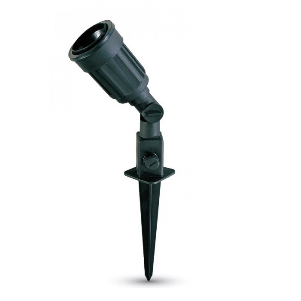 [FS-PINCHO-PAR38] FOCO PINCHO JARDIN PLASTICO PAR 38 NEGRO