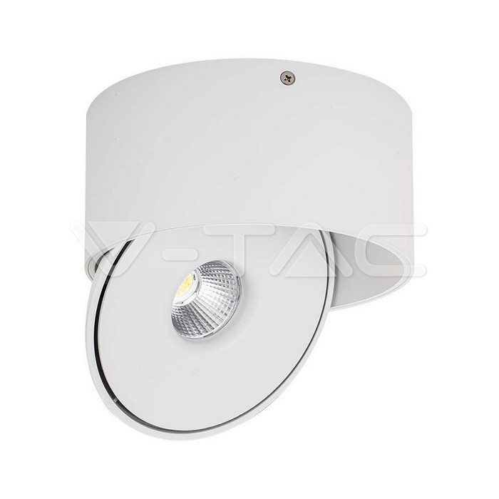 [APL-VT-23155] APLIQUE LED SUPERFICIE ORIENTABLE COB CCT 20W 1408lm 25º 3/4/64ºK BLANCO