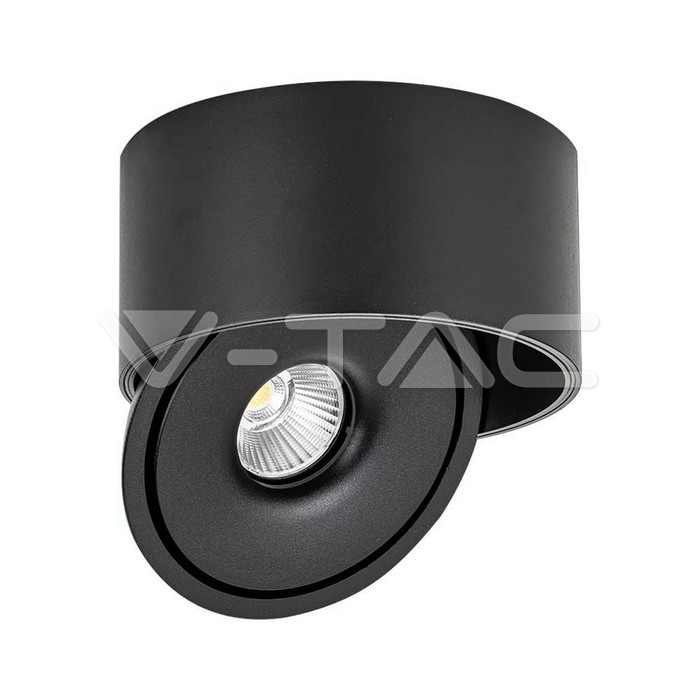 [APL-VT-23156] APLIQUE LED SUPERFICIE ORIENTABLE COB CCT 20W 1408lm 25º 3/4/64ºK NEGRO