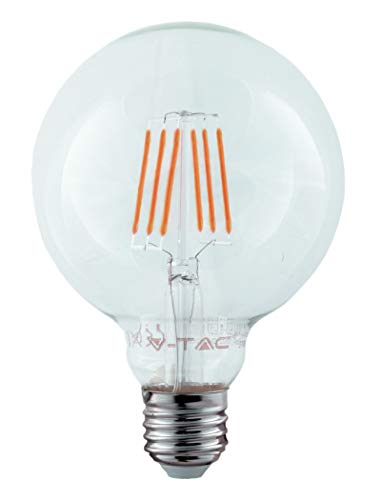 BOMBILLA GLOBO G95 LED E27 6W 2700K 806LM CLEAR GLASS