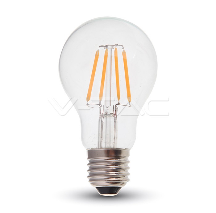 [E27-STD-8W-VIN-4] BOMBILLA LED STANDARD A67 E27 8W 4K LUZ NEUTRA 800LM 300º CLEARGLASS