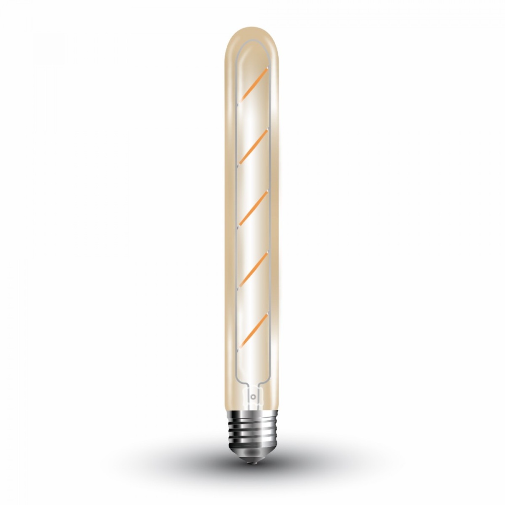[E27-TUB-5W-VIN] BOMBILLA LED TUBULAR T30 E27 5W 2200ºK 500LM VINTAGE AMBERGLASS