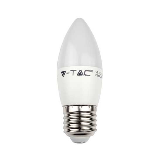 [E27-VELA-5.5W-6] BOMBILLA LED VELA C37 E27 5.5W 6K LUZ FRIA 470LM 200º IP20