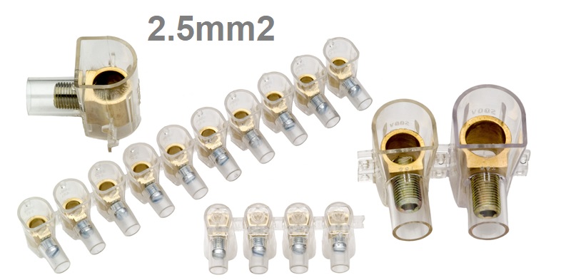 [REGLETA-T502] REGLETA CONEXION TRANSP. P/CABLE 2.5MM SYSTEMBOX