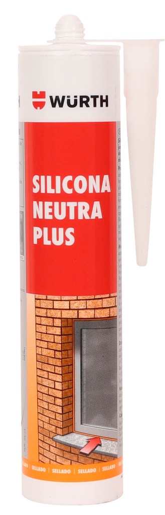 [QUI-0892210801] SILICONA NEUTRA PLUS TRANSP. 310ML