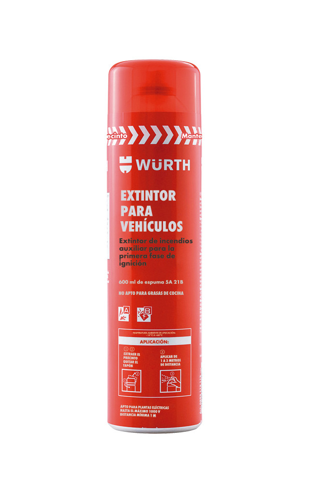 [QUI-0893113112] EXTINTOR PARA VEHICULOS 600ML