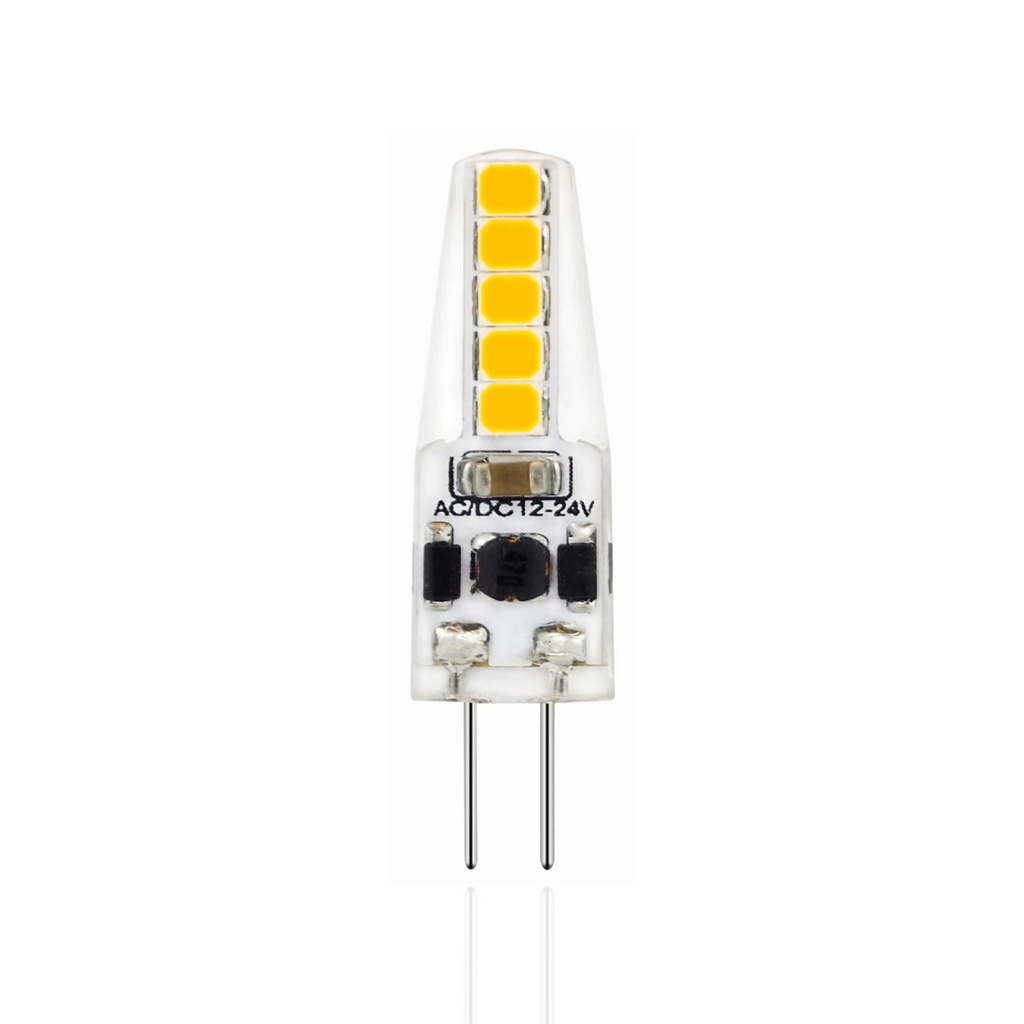 BOMBILLA LED BI-PIN G4 2W 65K 200lm 330º SMD2835 12VDC DIMMABLE