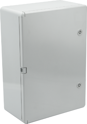 ARMARIO DE SUPERFICIE PVC CON PLACA METAL LLAVE TRIANGULAR IP65 350x500x190mm