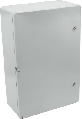 ARMARIO DE SUPERFICIE PVC CON PLACA METAL LLAVE TRIANGULAR IP65 400x600x200mm