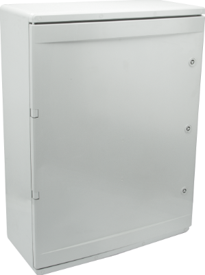 ARMARIO DE SUPERFICIE PVC CON PLACA METAL LLAVE TRIANGULAR IP65 600x800x260mm