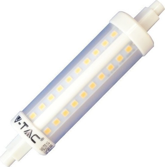 [R7S-118MM-60P-VT-6] BOMBILLA LED R7S 118MM 10W 6K LUZ FRIA 1000LM 360º V-TAC