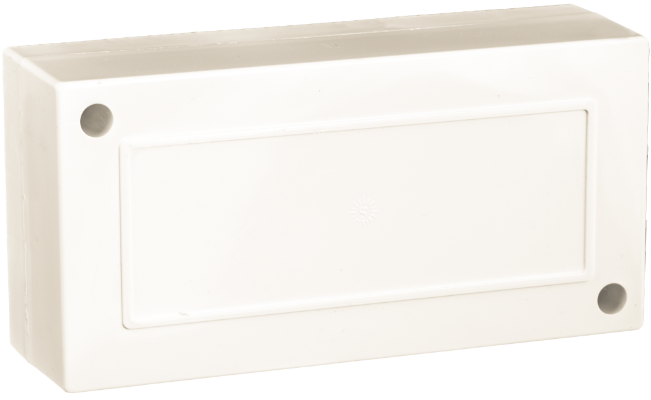 [CAJA-CAN-132X65] CAJA REGISTRO BLANCA IP20 PARA CANALETA 132x65mm