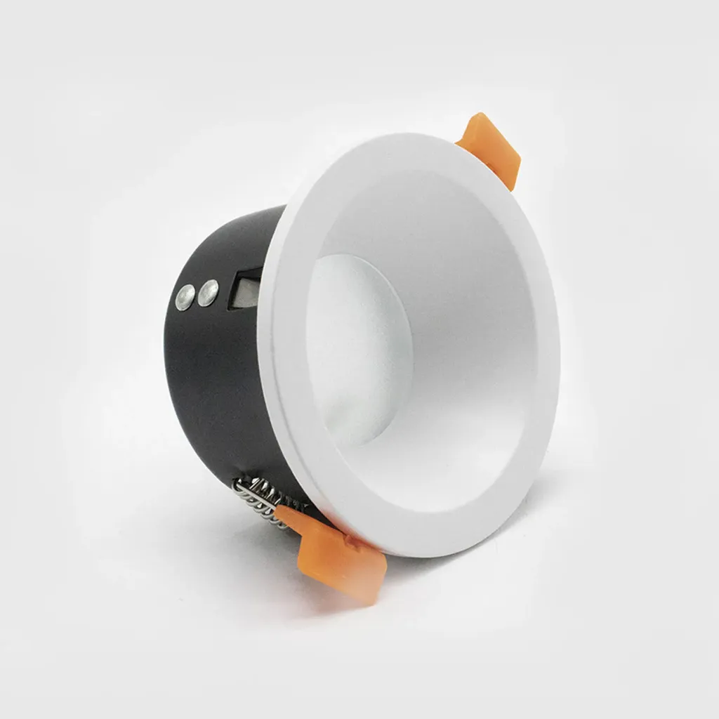 [ARO-MAX-28810] ARO REDONDO PROFUNDO IP65 GU10 BLANCO Ø85x43mm CORTE:Ø75mm