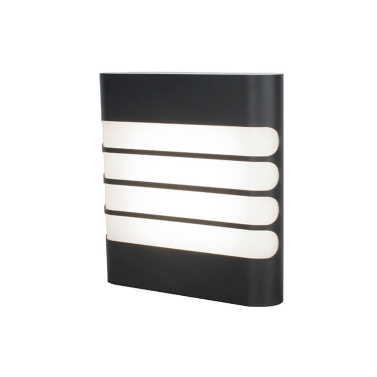 [APL-19290] APLIQUE PARED LED LUXTAR ANTRACITA 12W 960lm 4000ºK IP54 164*205*55mm