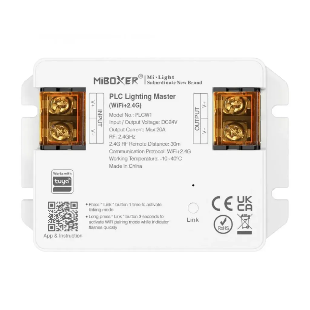 PLC MASTER CENTRALITA 24VDC 20A WiFI+2.4GHz MATTER